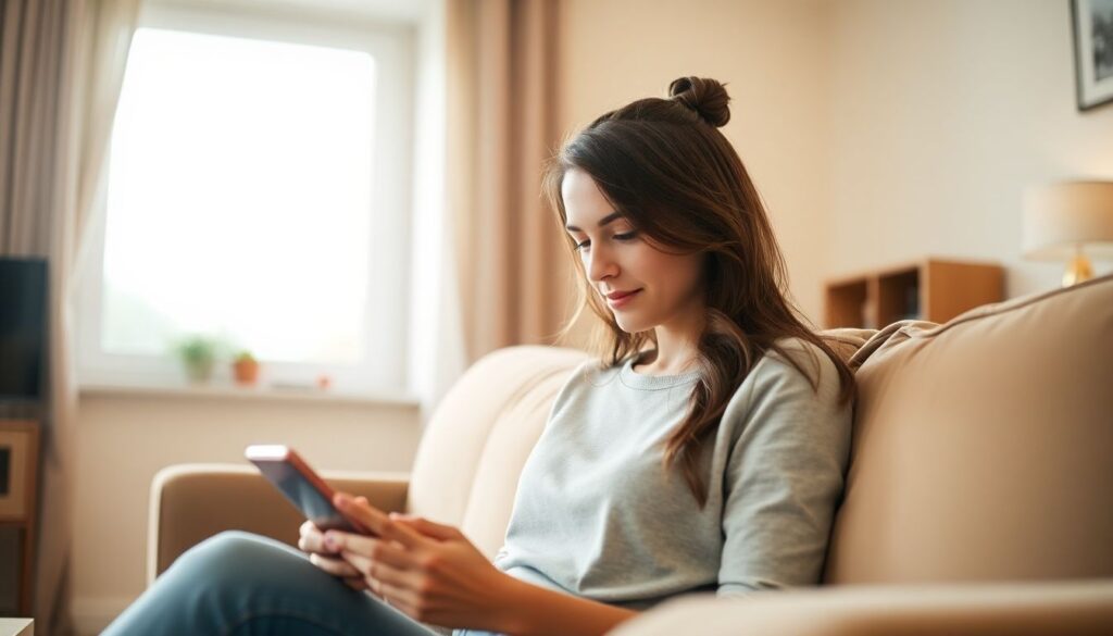 Ces 2 moteurs de recherche unissent leurs forces pour faire face à Google Femme qui lis un article sur telephone