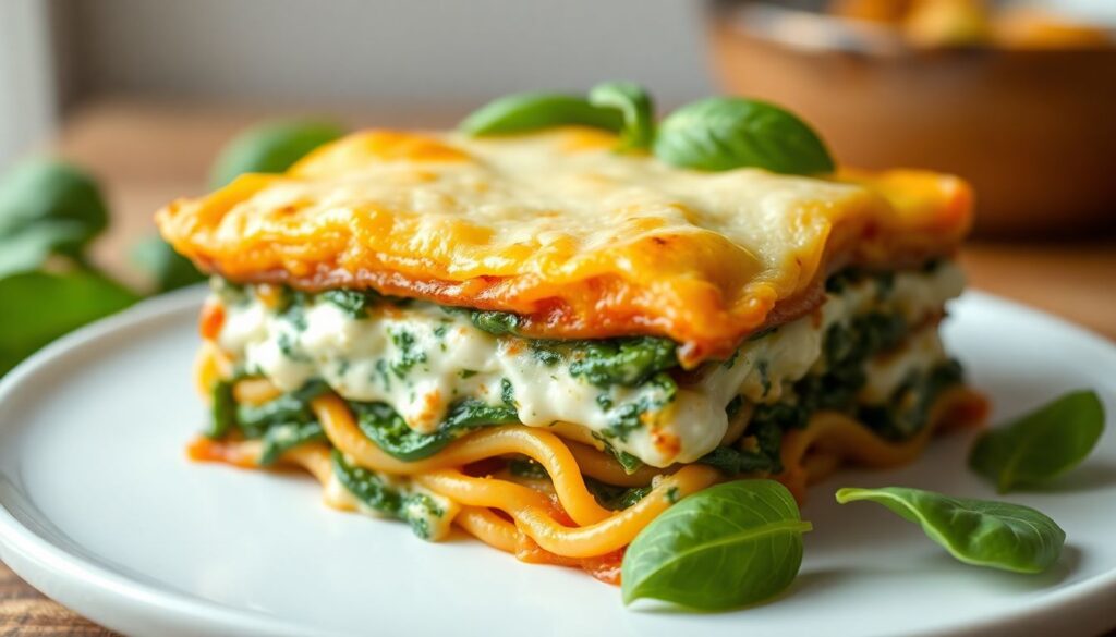 Lasagnes végétariennes aux épinards et ricotta : un plat réconfortant et savoureux