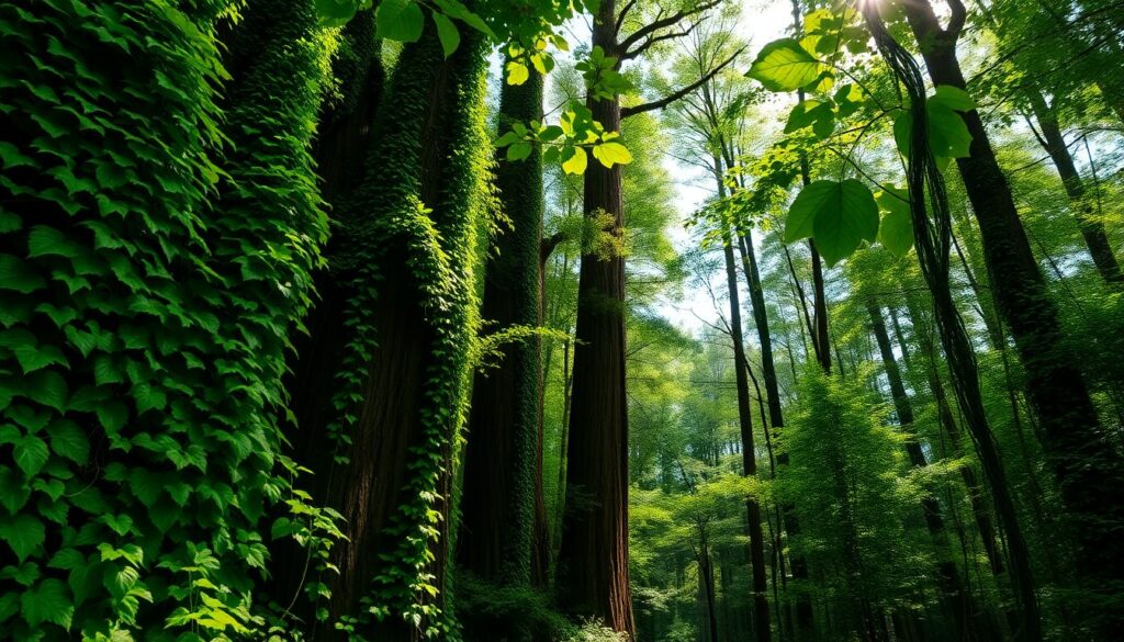Ce duo inattendu entre lierre et arbres cache un équilibre fragile entre beauté et survie ! Lierre et arbres : un duo complexe entre esthétique et vitalité