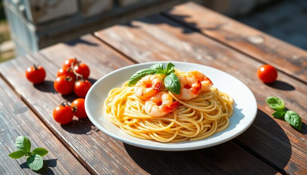 Spaghetti aux crevettes : la recette méditerranéenne express qui va vous faire craquer