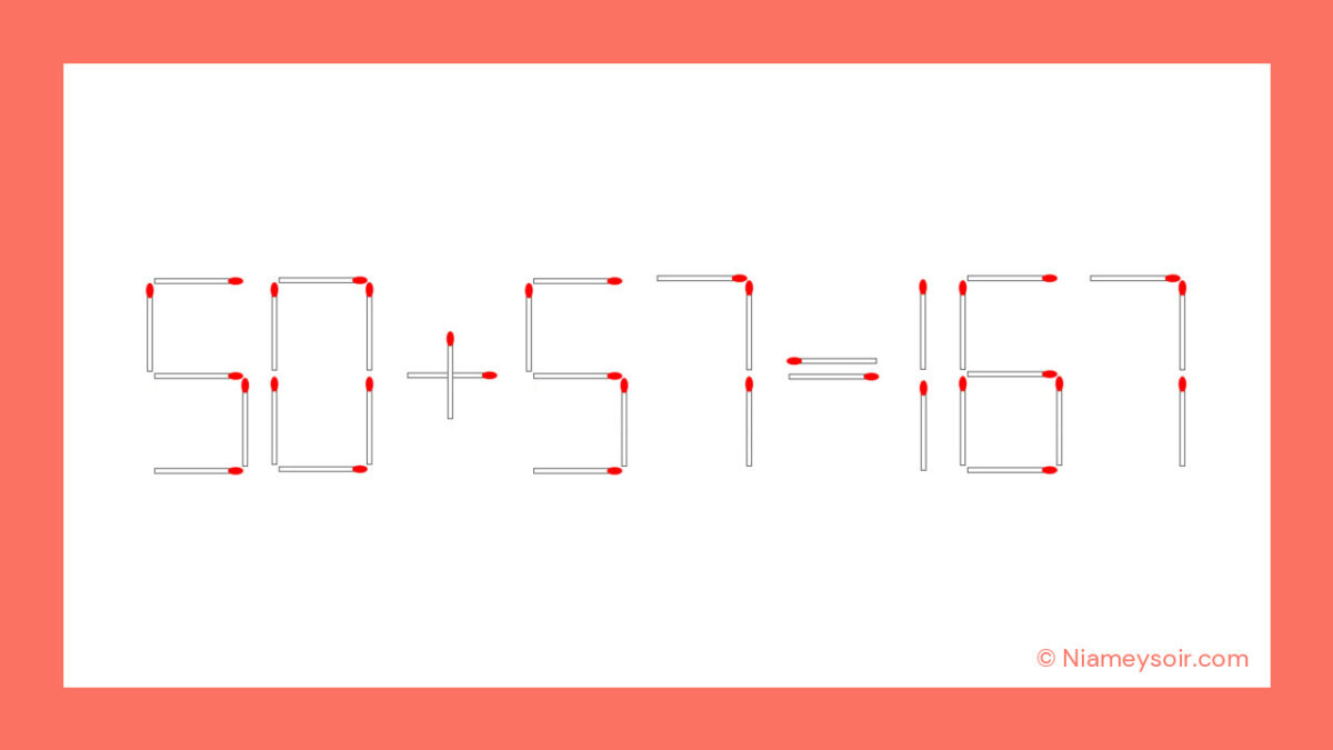 Défi mathématique : Osez-vous corriger 50 + 57 = 167 en 30 secondes ...