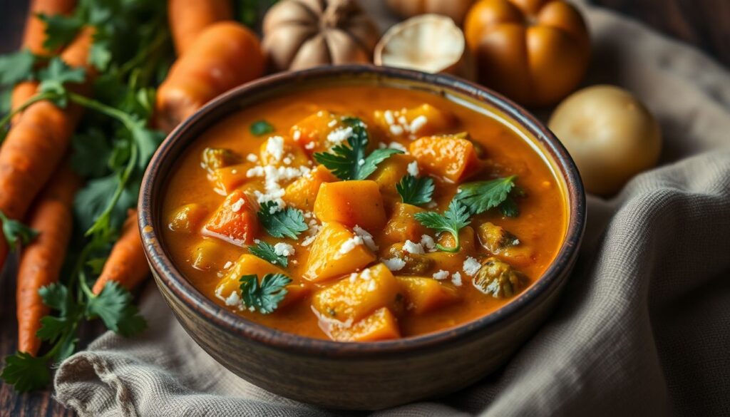 Curry de légumes d'hiver à la noix de coco : un plat réconfortant pour les soirées fraîches